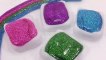 DIY How To Make Colors Plastic Clay Glitter Slime Learn Colors Numbers Counting Baby Doll Bath Time