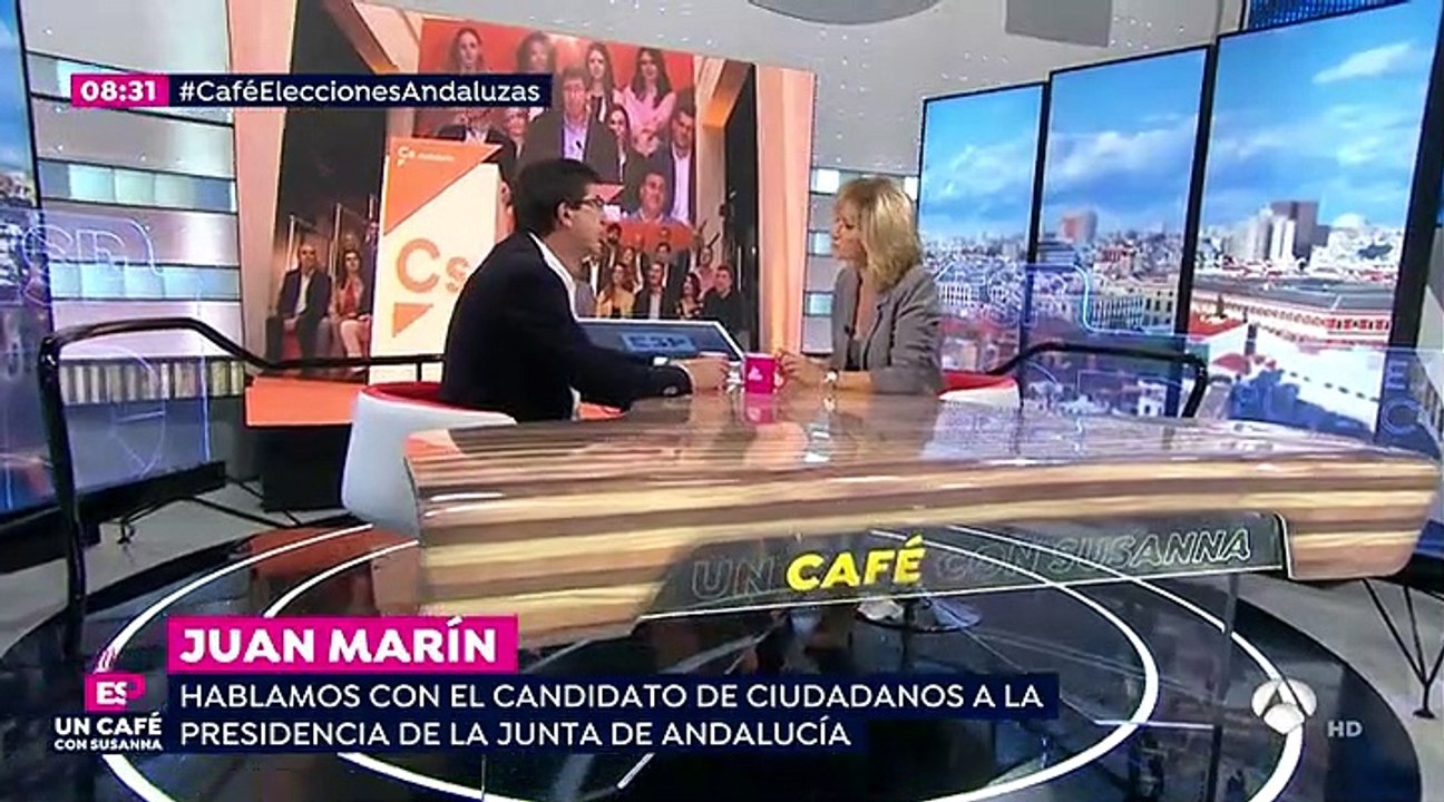 Juan Marín: "Los votos de Ciudadanos no van a servir para que Susana Díaz gobierne"