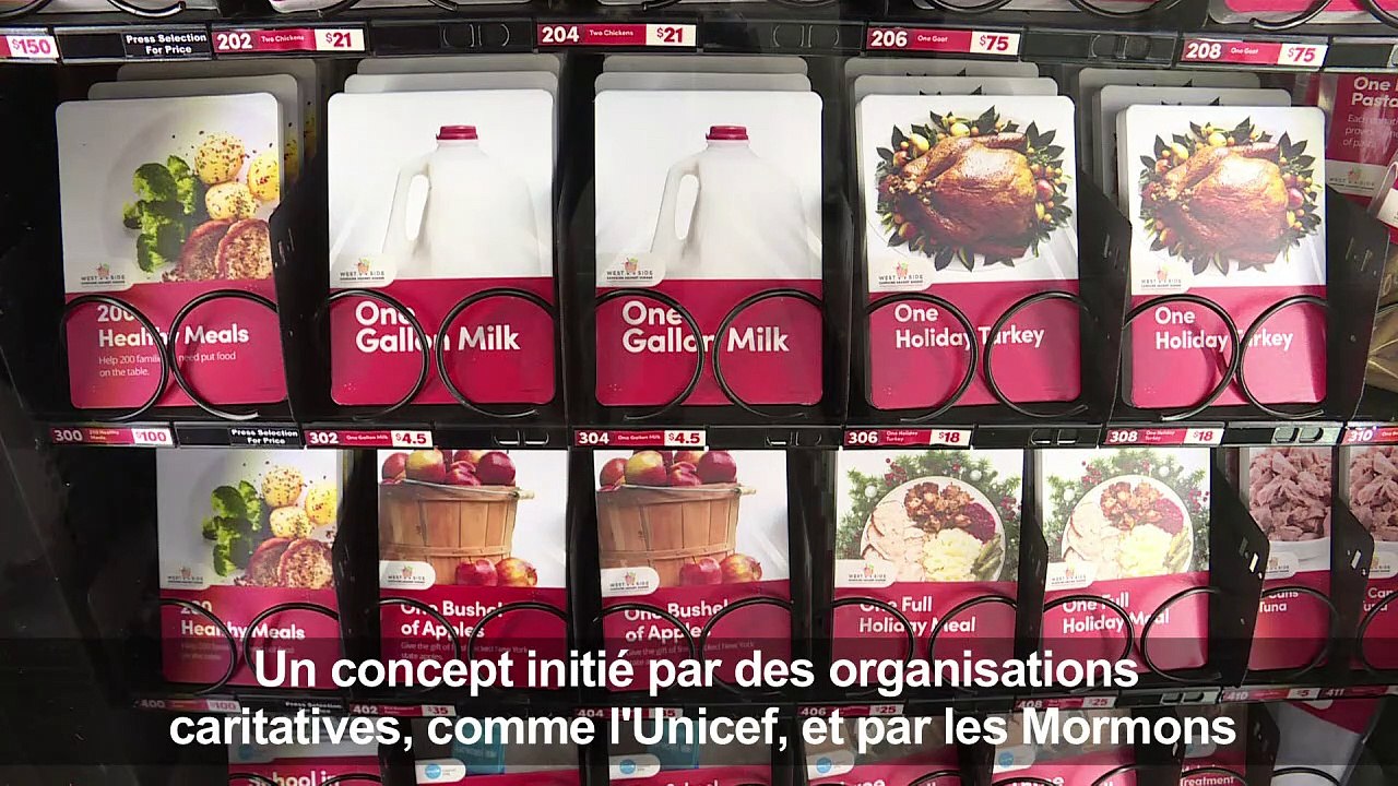Offrir une chèvre via un distributeur, nouvelle forme de charité