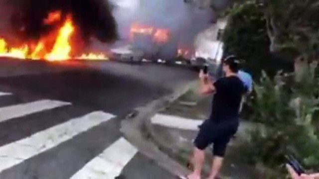 Avião de pequeno porte cai na zona norte, próximo ao Campo de Marte
