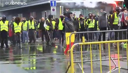 Gilets jaunes : journée tendue à Bruxelles