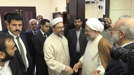 Erbaş: "Türkiye ve İran'ın Ümmetin İstifadesine Sunacağı Çok İş Var"