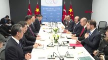 Cumhurbaşkanı Erdoğan, G20 Liderler Zirvesi'nde Çin Devlet Başkanı Sı Cınpıng ile Görüştü