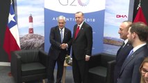 Cumhurbaşkanı Erdoğan, G20 Liderler Zirvesi'nde Şili Devlet Başkanı Sebastıan Pınera ile Görüştü