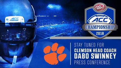 Clemson Press Conference | 2018 ACC Championship Football Game