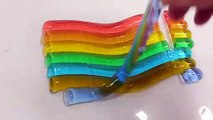 DIY Soft Stick How to Make 'Colors Worms Gummy Pudding' Learn Colors Slime