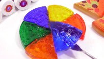 Soft Jelly Pizza Pudding Colors Gummy DIY Play Doh Surprise Eggs Toys