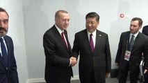 Cumhurbaşkanı Erdoğan, Çin Devlet Başkanı Xi ile görüştü