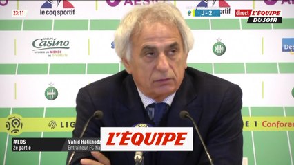 Halilhodzic «Je ne reconnais pas mon équipe» - Foot - L1 - Nantes