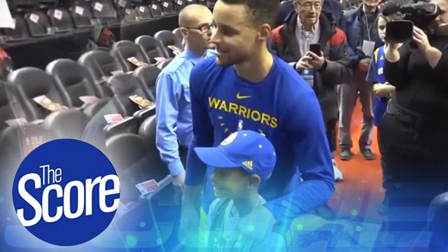 The Score: Steph meets Fil-Can viral kid