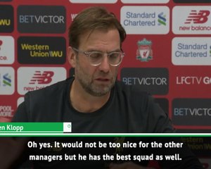 Marco Silva has the best squad - Klopp