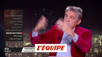 E. Blanc «Comment Matuidi peut-il cirer les pompes de Ronaldo à ce point?» - Foot - L'Equipe du Soir
