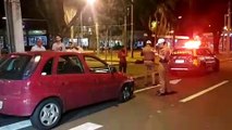 Homem é detido por embriaguez, após colisão na Av. Brasil