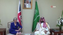Suudi Arabistan Veliaht Prensi, İngiltere Başbakanı Theresa May ile Görüştü