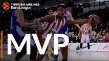 Turkish Airlines EuroLeague Regular Season Round 10 MVP: Zach LeDay, Olympiacos Piraeus