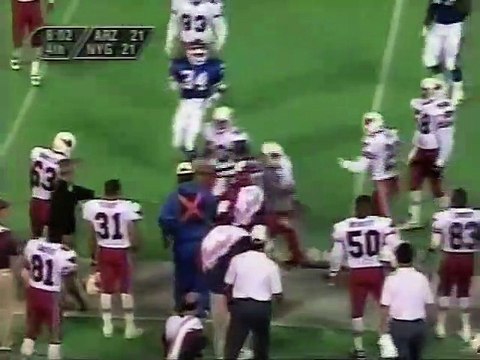 Wheatley fumbles out of bounds