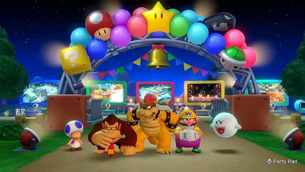 Super Mario Party Best Characters - Donkey Kong & Bowser vs Wario & Boo (S Rank)