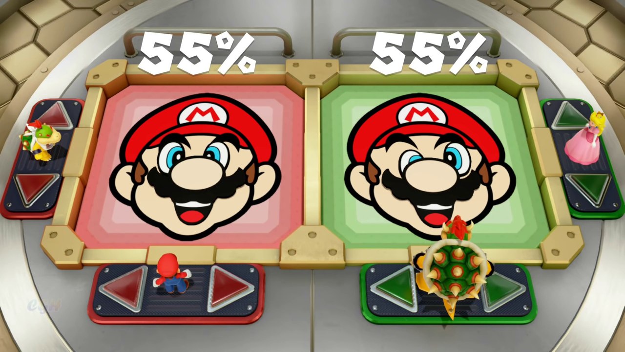 Super Mario Party Making Faces - Mario & Peach & Jr. Bowser & Bowser Gameplay