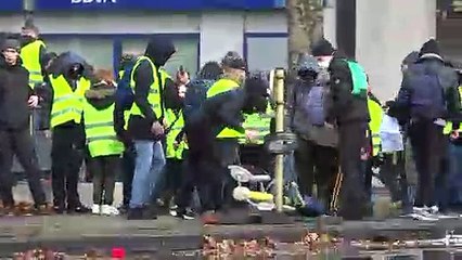 Une manifestation de "gilets jaunes" à Bruxelles dégénère