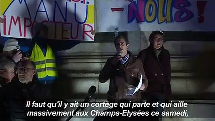 Ruffin appelle les Parisiens à rejoindre les "gilets jaunes"