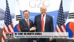 Moon, Trump agree next N. Korea-U.S. summit will create momentum for denuclearization