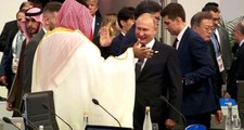 G-20 Zirvesine Katılan Putin ile Prens Selman'ın Samimi Selamlaşması Dikkat Çekti