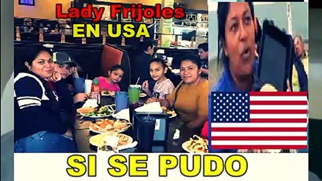 Lady frijoles ya esta en Los Estados Unidos en Dallas
