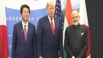 PM Modi meets Abe, Trump for first time ever in trilateral meet in Argentina | OneIndia News