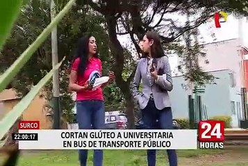 Sujeto que cortó nalga a joven al interior de bus todavía no es identificado