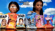 TRYING RAP SNACKS! CHIPS WITH A TWIST! TEEN EATING SHOW!