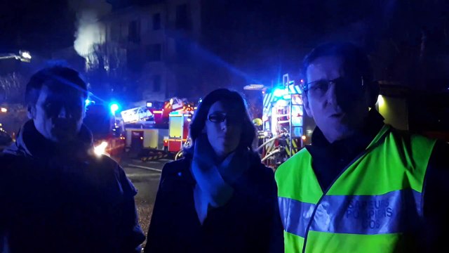 Le colonel Pascal Lorteau, commandant du SDIS 74, fait le point sur l'intervention des secours à 4h30 du matin.