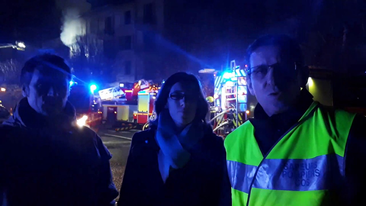 Le colonel Pascal Lorteau, commandant du SDIS 74, fait le point sur l'intervention des secours à 4h30 du matin.