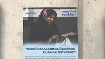 Suriyeli kadın mülteciler savaşı sanatla dillendiriyor