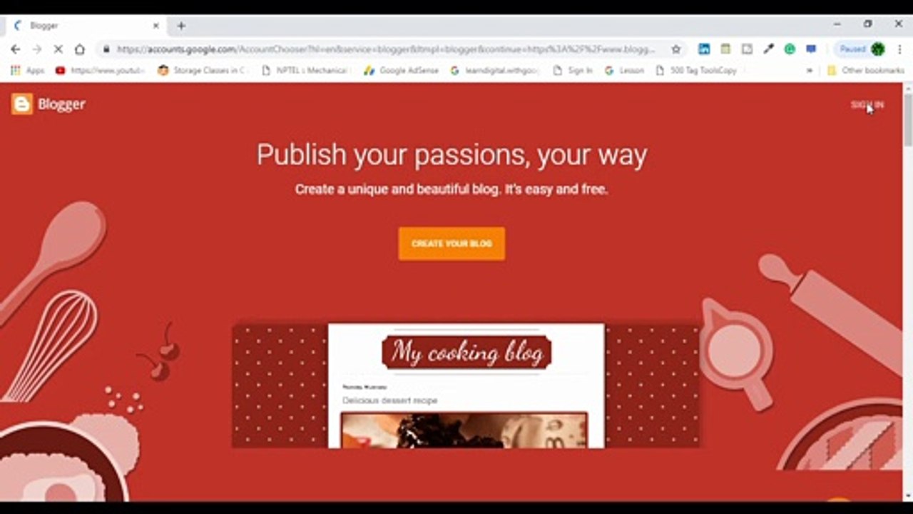 How to Earn Money By Making A Blogger Website Step by Step (part 1)