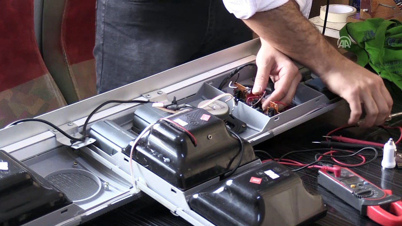 Hurda parçalarından güneş enerjisiyle çalışan otomobil yaptı - HATAY