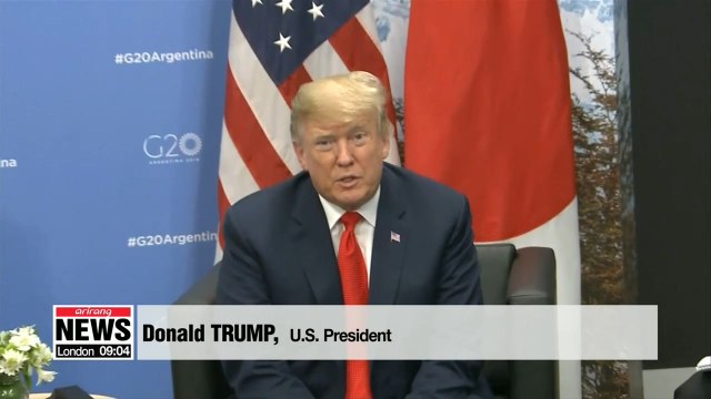 Trump sees good signs of reaching deal with China, ahead of his dinner with Xi