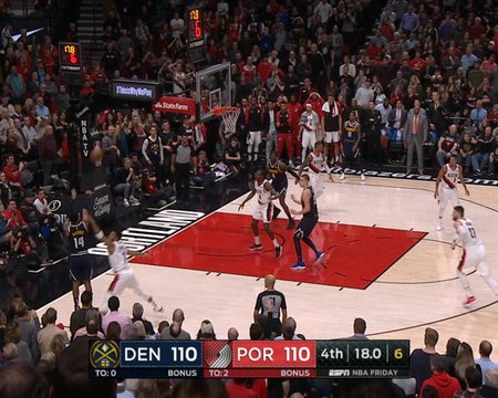 Harris late heroics lead Nuggets past Trail Blazers