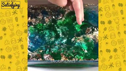 MOST SATISFYING FOIL SLIME VIDEO l Most Satisfying Foil Slime Mixing ASMR Compilation 2018 l 4