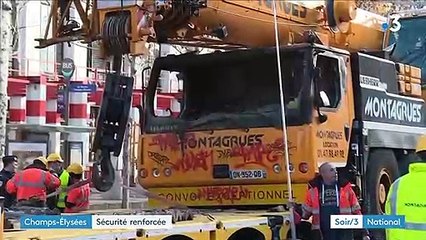 "Gilets jaunes" : la sécurité renforcée sur les Champs-Élysées