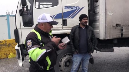 Sanayi kentinde 'kış lastiği' denetimi - KOCAELİ