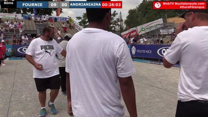 Europétanque des Alpes-Maritimes 2018 : Huitième FOURNIE vs ANDRIANIAINA