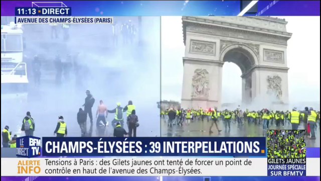 Gilets jaunes à Paris: qui sont les responsables des heurts?