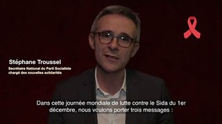 Le PS est mobilisé aux côtés des acteurs de la lutte contre le sida / Stéphane Troussel - 2/5