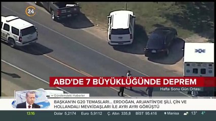 Depremde yollar hasar gördü