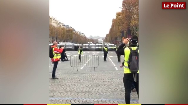 Gilets jaunes : en direct de la place de l'Étoile le 1er décembre 2018