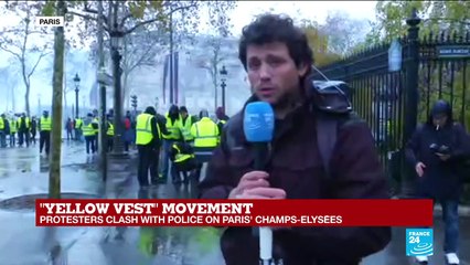 Paris 'yellow vest' protesters play game of cat and mouse with police