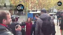 Llegada de Santi Abascal a la manifestación en Madrid