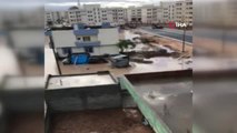 Nusaybin'de Yağış Sonrası Dağdan Akan Sular Sele Sebep Oldu
