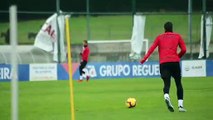 Deportivo de la Coruña-Rayo Majadahonda: Último entrenamiento del Dépor antes del Partido