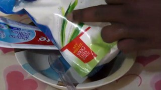 How to make Toothpaste Slime Test with Colgate,strawberry,fluoride,max fresh,darlie,glister,kodomo